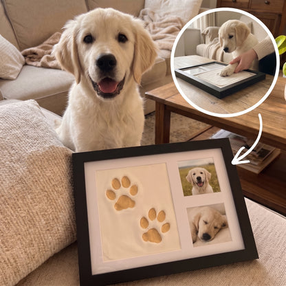 Kit Empreinte de Patte pour Chien – Argile + Cadre Inclus